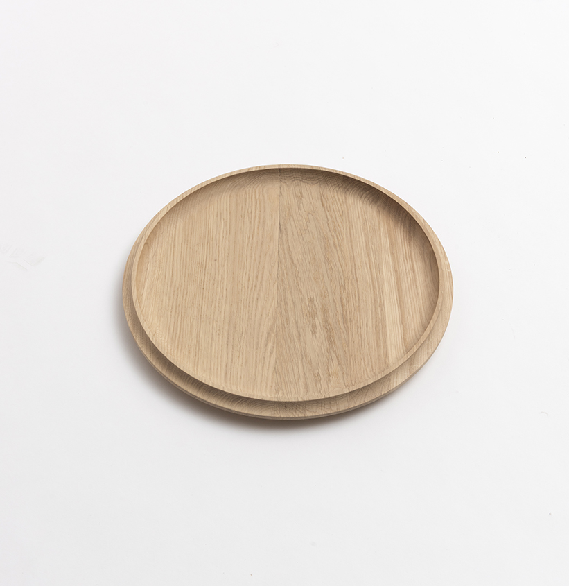 plateau gabi rond Drugeot.com - Plateau GABI Rond – teinte-noyer-finition