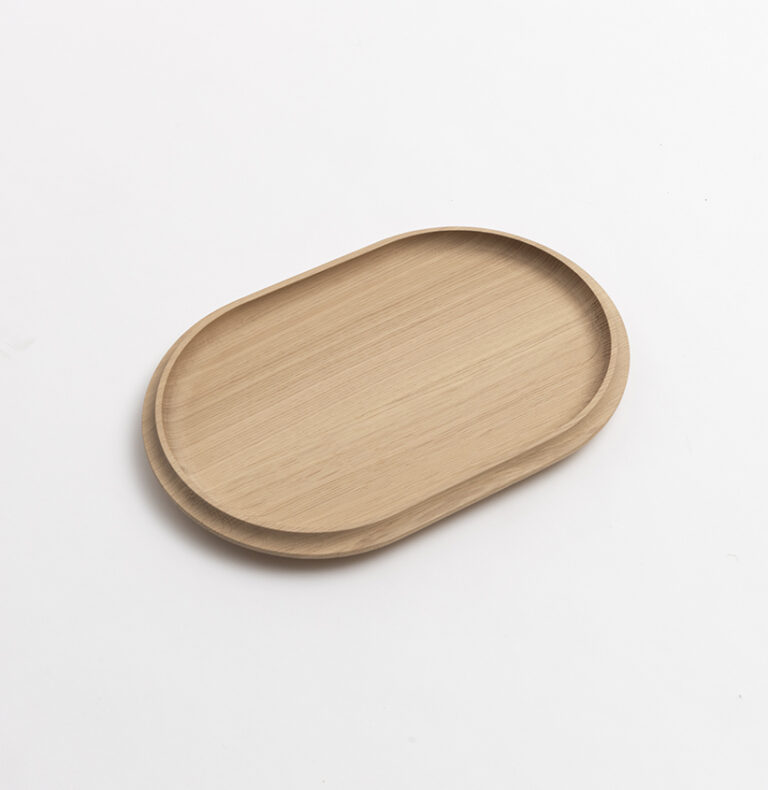 Drugeot.com - Plateau GABI Ovale – teinte-noyer-finition