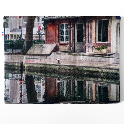 pochette a livre paris carreaux canal MARON BOUILLIE - Pochette à livre Paris "Carreaux Canal"