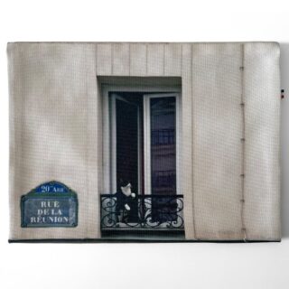 Maron Bouillie - Pochette à livre Paris « Chat Curieux »