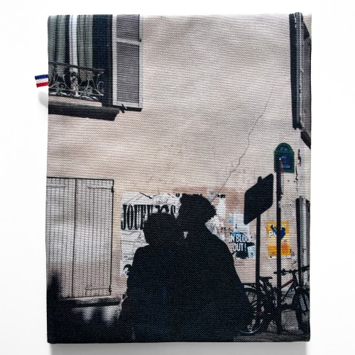 MARON BOUILLIE - Pochette à livre Paris "Chat Curieux" – Portrait – 19 × 24 cm