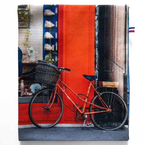 MARON BOUILLIE - Pochette à livre Paris "Vélo Orange" – Portrait – 19 × 24 cm