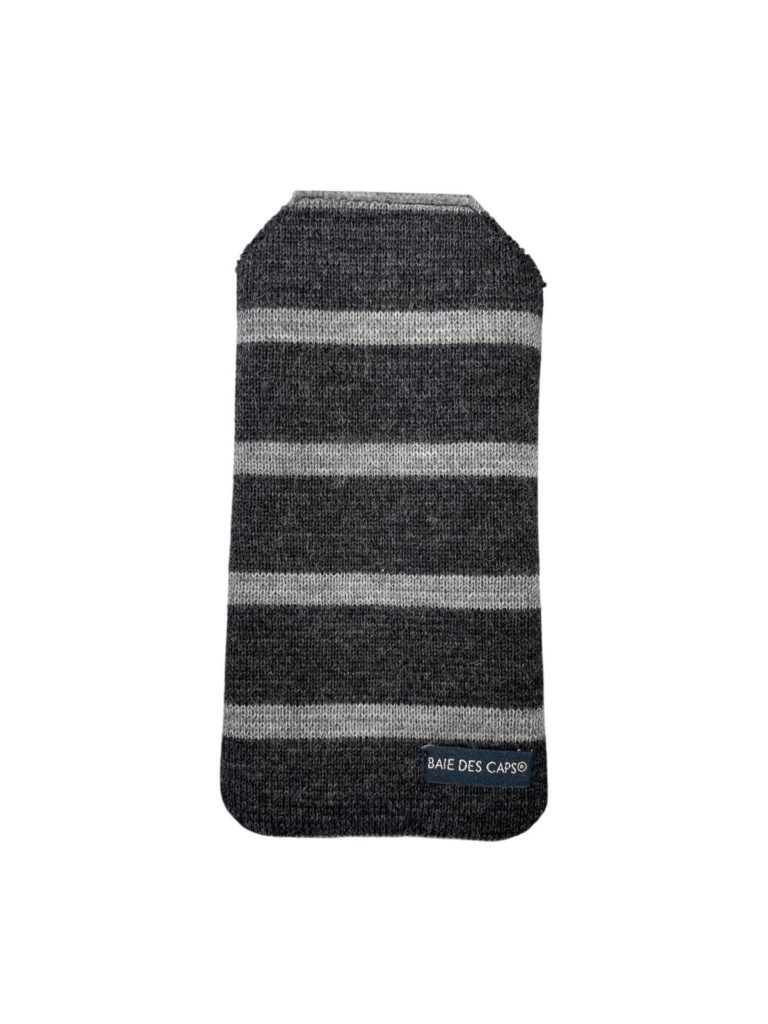 Baie des Caps - Pochette smartphone Pt format – Anthracite/Gris