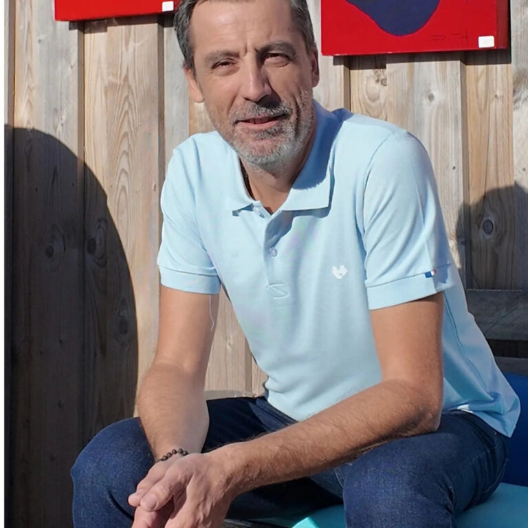 PALÂBA - Coffret polo homme : duo bleu ciel et bleu roi – XL