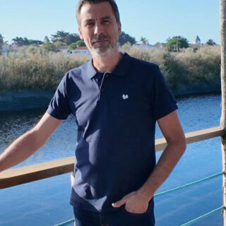 Polo marine homme | PALÂBA par la marque PALÂBA PALÂBA - Polo marine homme | PALÂBA
