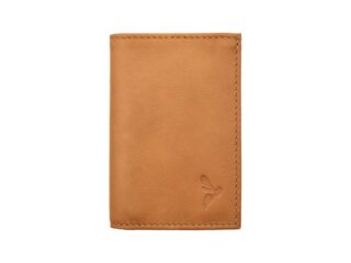La Guêpe - Porte-cartes minimaliste « Luxe » tout cuir fauve 2 Cartes – PM-017-01