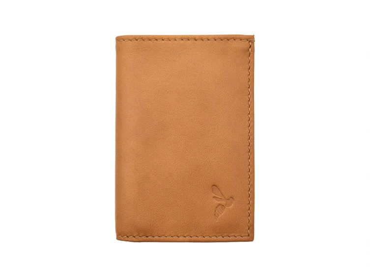 porte cartes minimaliste luxe tout cuir fauve 2 cartes pm 017 01 La Guêpe - Petite Maroquinerie - Porte-cartes minimaliste "Luxe" tout cuir fauve 2 Cartes - PM-017-01
