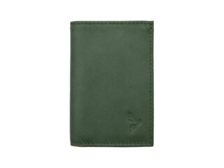 Porte-cartes minimaliste « Luxe » tout cuir vert 2 Cartes – PM-017-01 par la marque La Guêpe La Guêpe - Porte-cartes minimaliste « Luxe » tout cuir vert 2 Cartes – PM-017-01