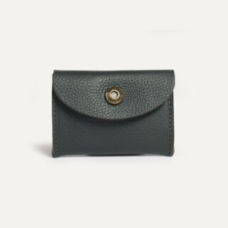 Porte monnaie du cordonnier Talbin – Vert profond par la marque Bleu de Chauffe Bleu de Chauffe - Porte monnaie du cordonnier Talbin – Vert profond