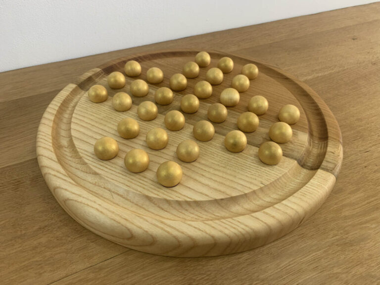 Sève et Copeaux - 33 billes de solitaire en bois 2cm