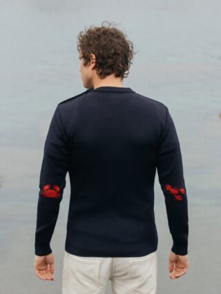 Baie des Caps - Pull marin laine coudières Homard & Crabe — Baie des Caps x Augustin