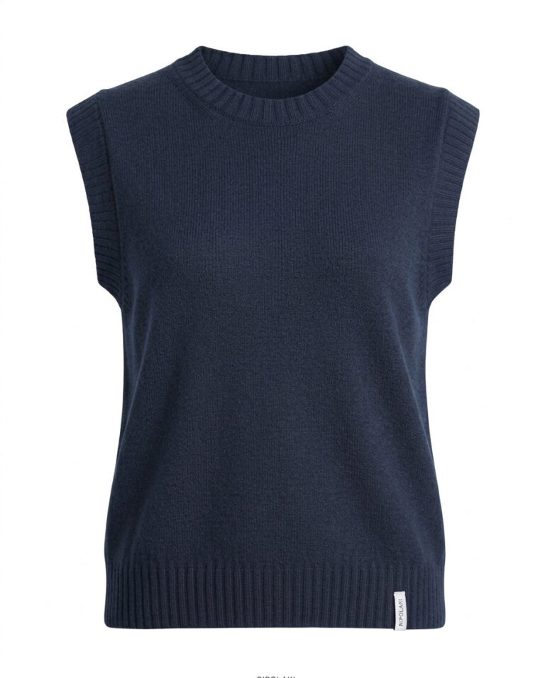 PIPOLAKI - Pull sans manche - Barbara – Merlot / L
