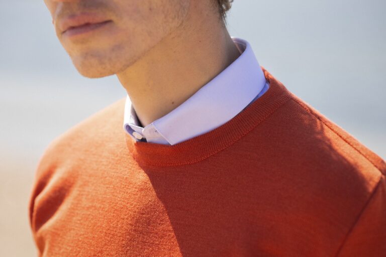 Baie des Caps - Pull col rond 100% laine vierge Petit Hélice Baie des Caps – Marine / 2 (S)
