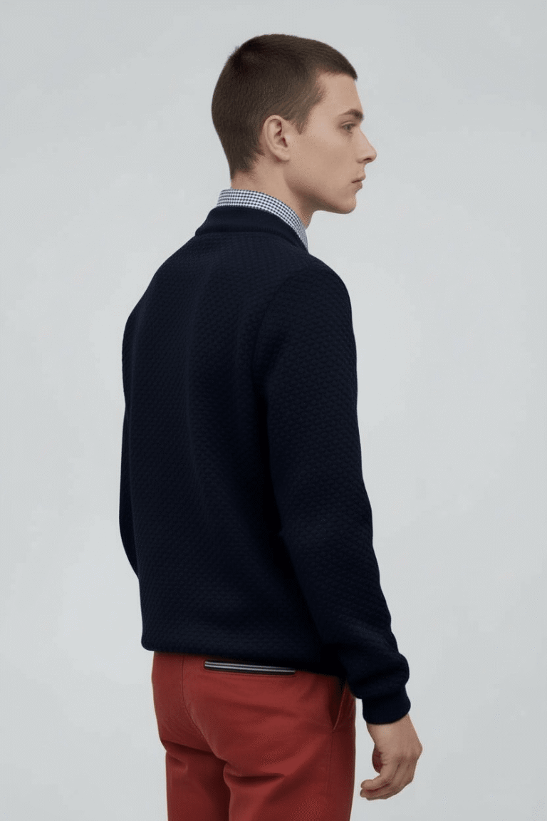 Baie des Caps - Pull col rond "Fanch" 12-16 ans – Camel / S