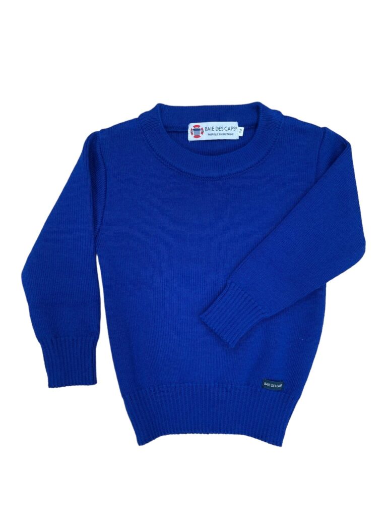 Baie des Caps - Pull col rond "Faouet" enfant – Camel / 14A