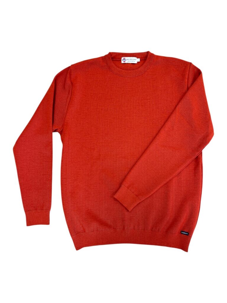 Baie des Caps - Pull col Rond "Hélice" 100% laine vierge – Marine / 3XL