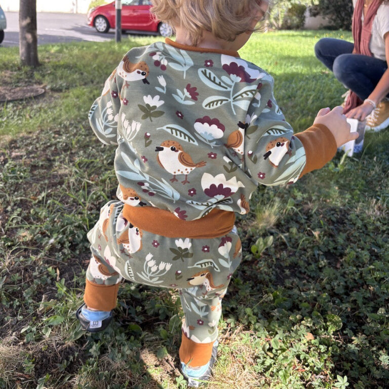 les Mômes des Dômes - Pull évolutif bébé et enfant - Alani – Pull + pantalon uni bleu / 3 - 6 ans / 3 - 6 ans