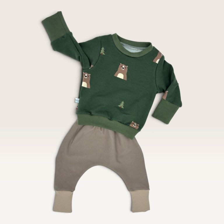 les Mômes des Dômes - Pull évolutif bébé et enfant - Banff – Pull + pantalon uni beige / 3 - 6 ans / 3 - 6 ans