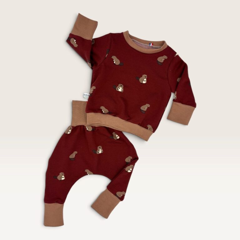 les Mômes des Dômes - Pull évolutif bébé et enfant - Jasper – Pull + pantalon uni bleu / 3 - 6 ans / 3 - 6 ans