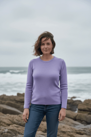 Baie des Caps - Pull femme Roscoff – 100% laine mérinos