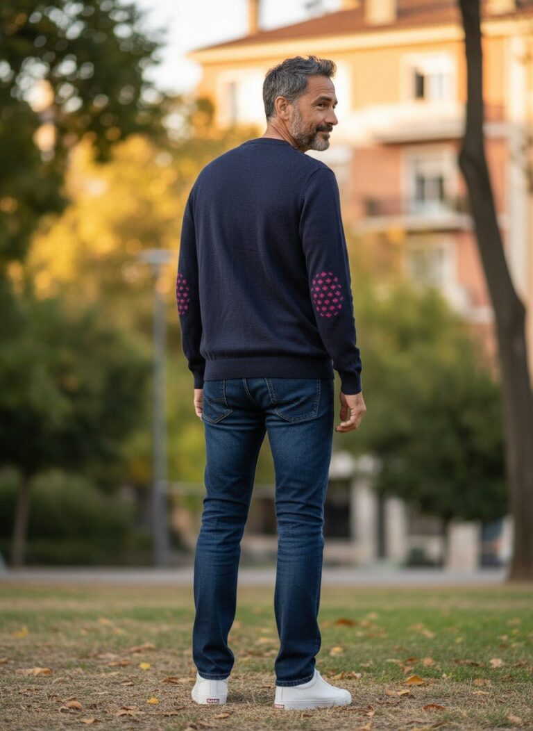 Baie des Caps - Pull marin "Bétahon" Lys 50% laine – Fuschia / 4