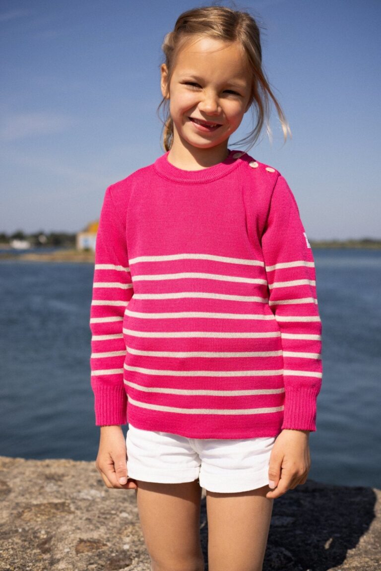 Baie des Caps - Pull marin enfant Briac — 50 % laine mérinos