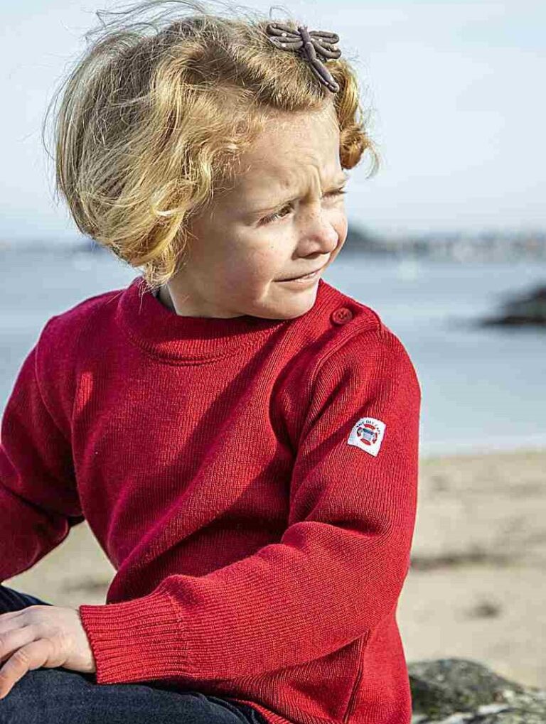 Baie des Caps - Pull marin enfant Briac — 50 % laine mérinos