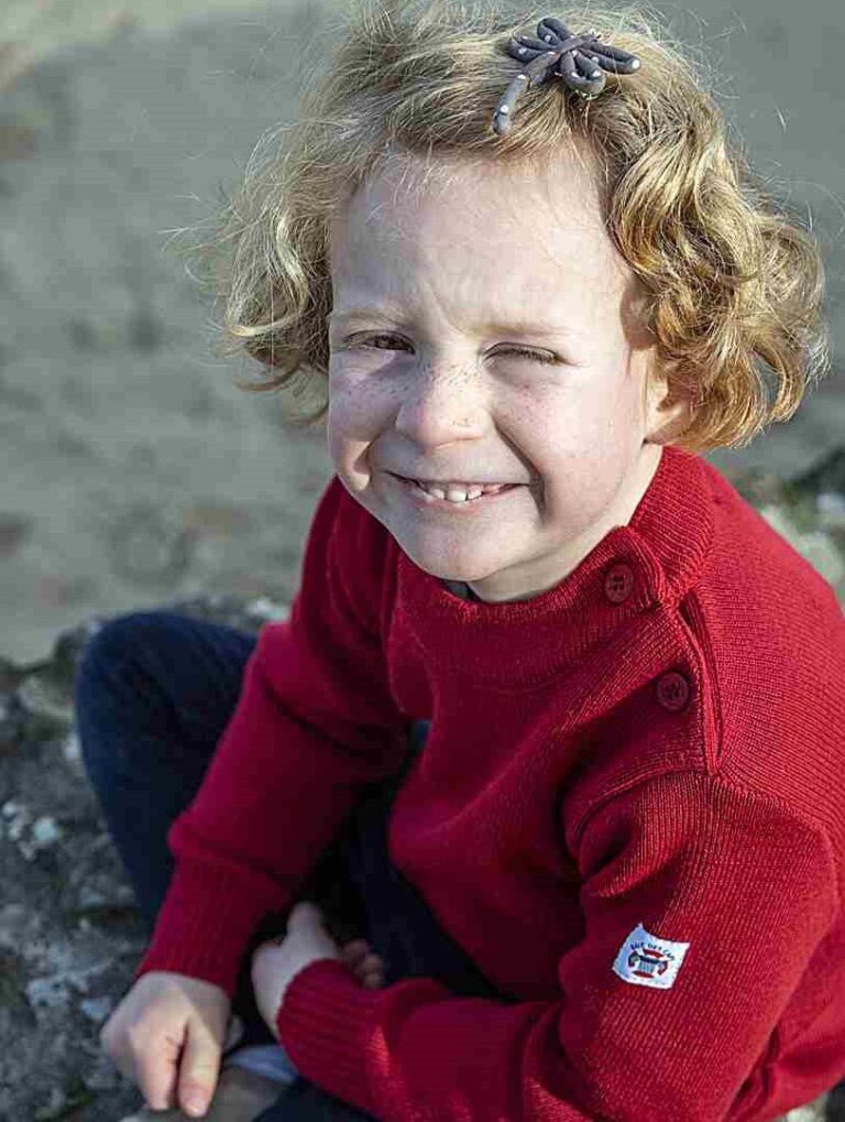 Baie des Caps - Pull marin enfant Briac — 50 % laine mérinos
