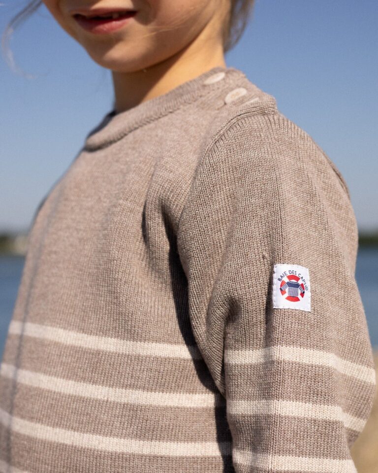 Baie des Caps - Pull marin enfant Briac — 50 % laine mérinos