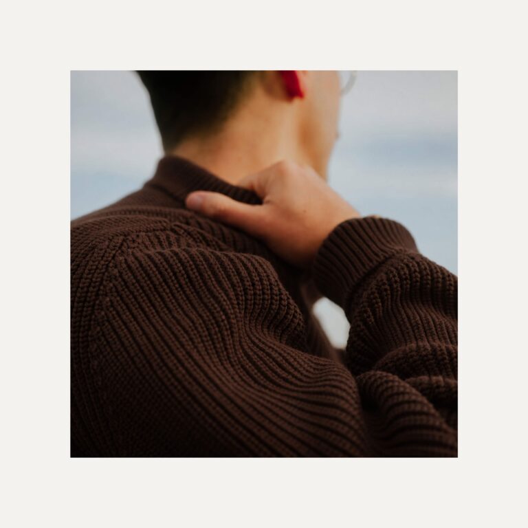 Bleu De Chauffe - Pull Marin Cancale - Marron