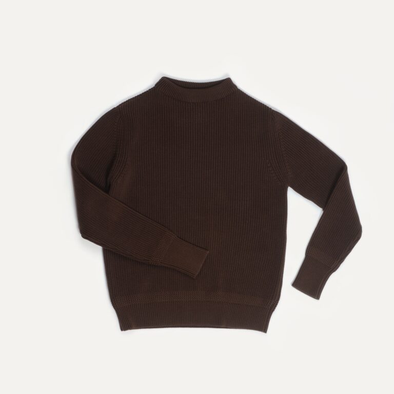 Bleu De Chauffe - Pull Marin Cancale - Marron