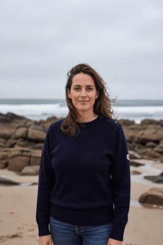 Baie des Caps - Pull marin Erquy laine vierge — Coupe ample femme