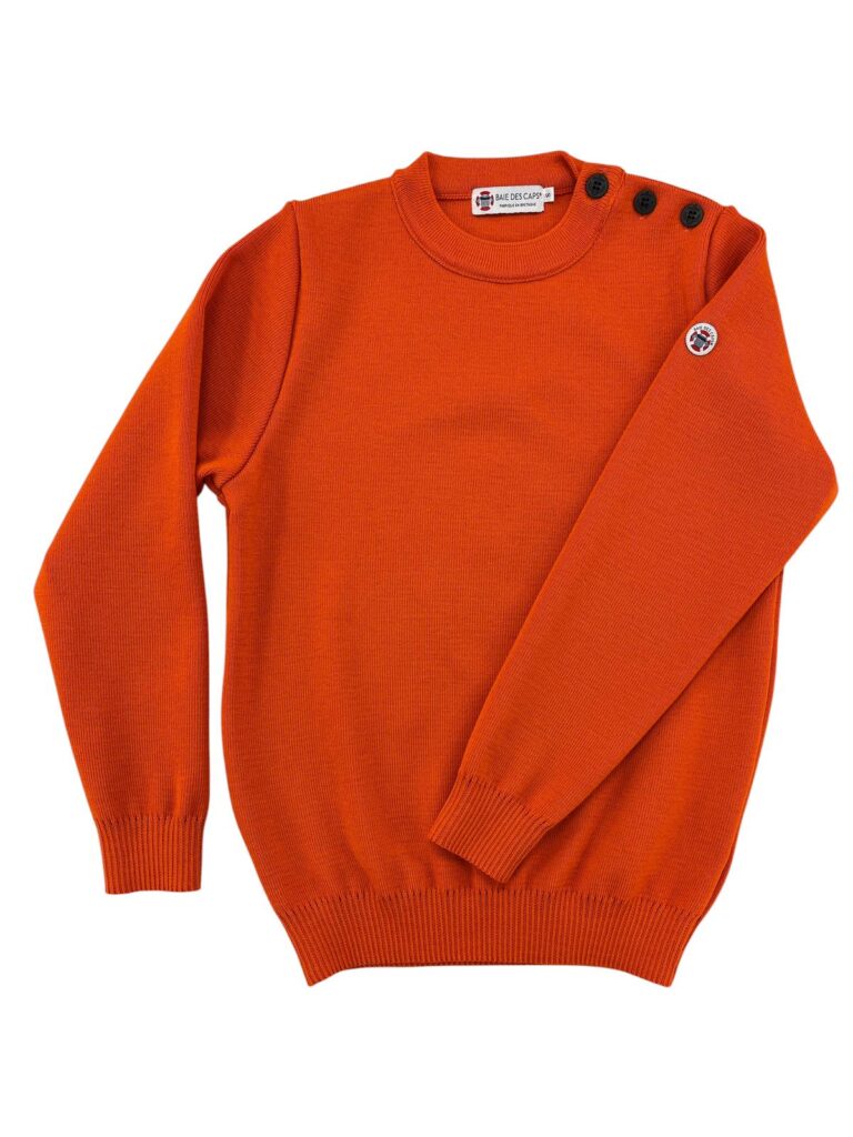 Baie des Caps - Pull marin Erquy laine vierge — Coupe ample femme – Kaki / S