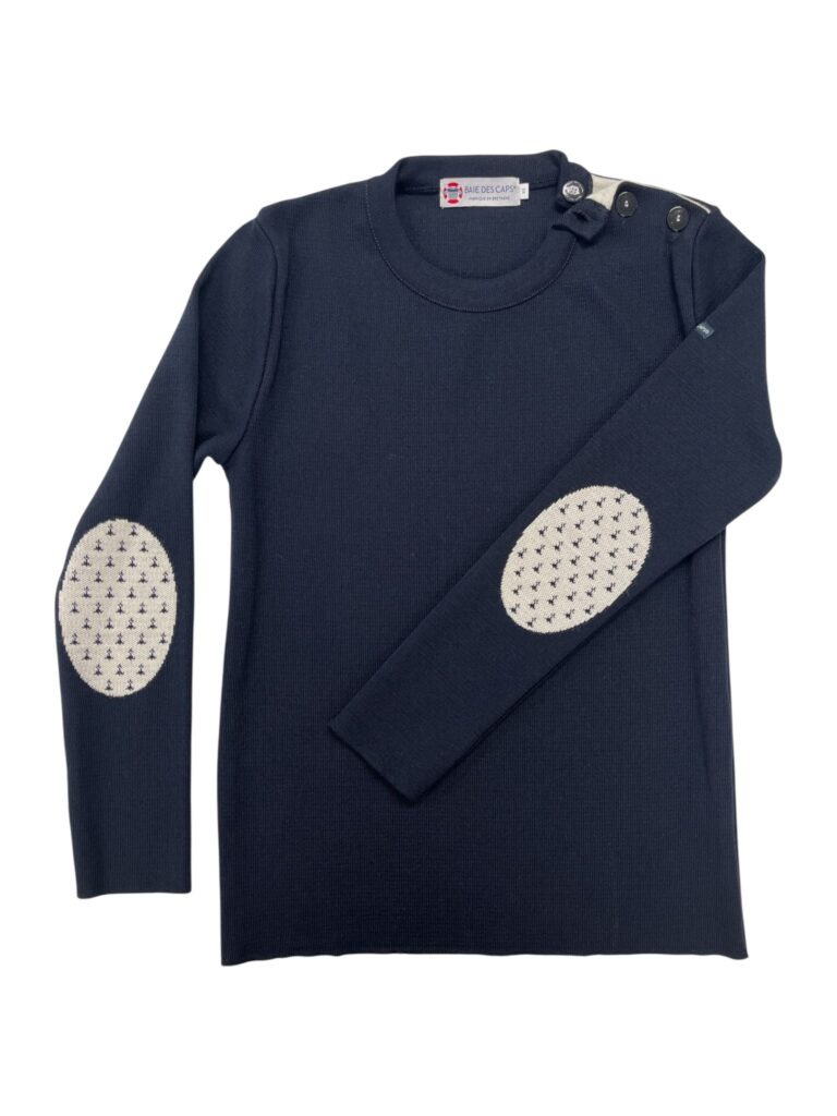 Baie des Caps - Pull marin "Pen Lan" Hermine - 50% laine – S