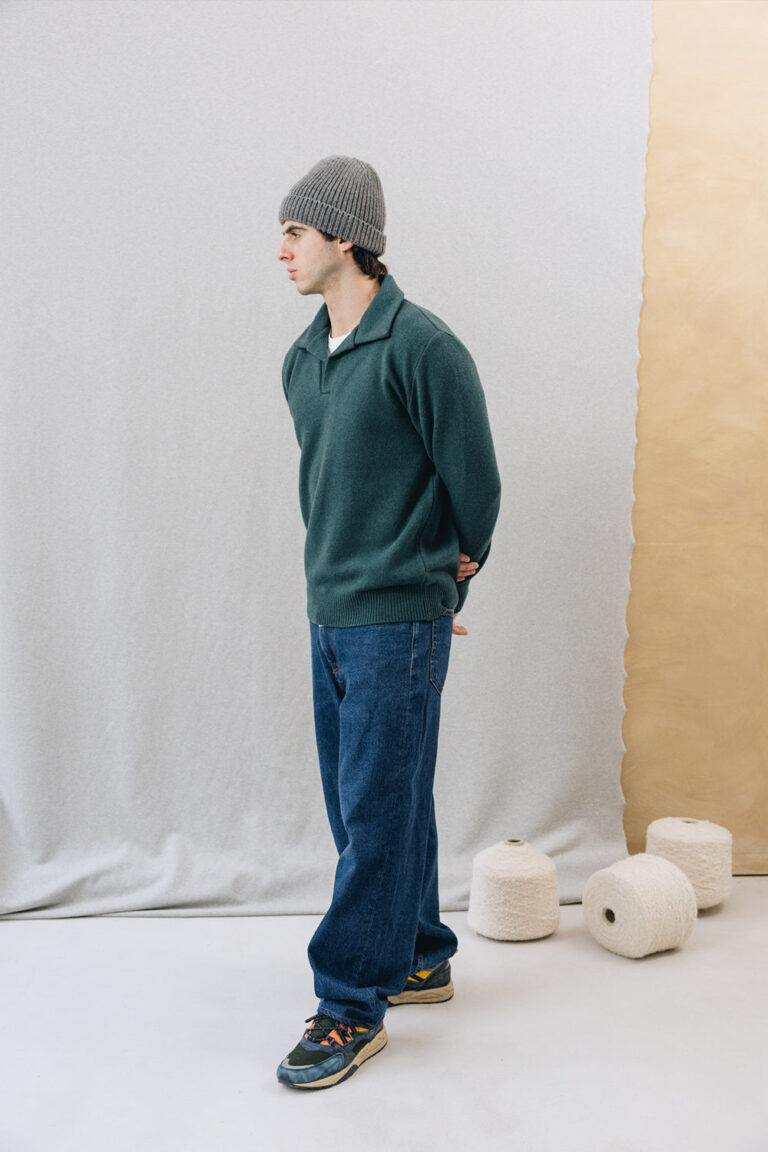 100% Laine Mérinos - Polo FUJI Forest – L