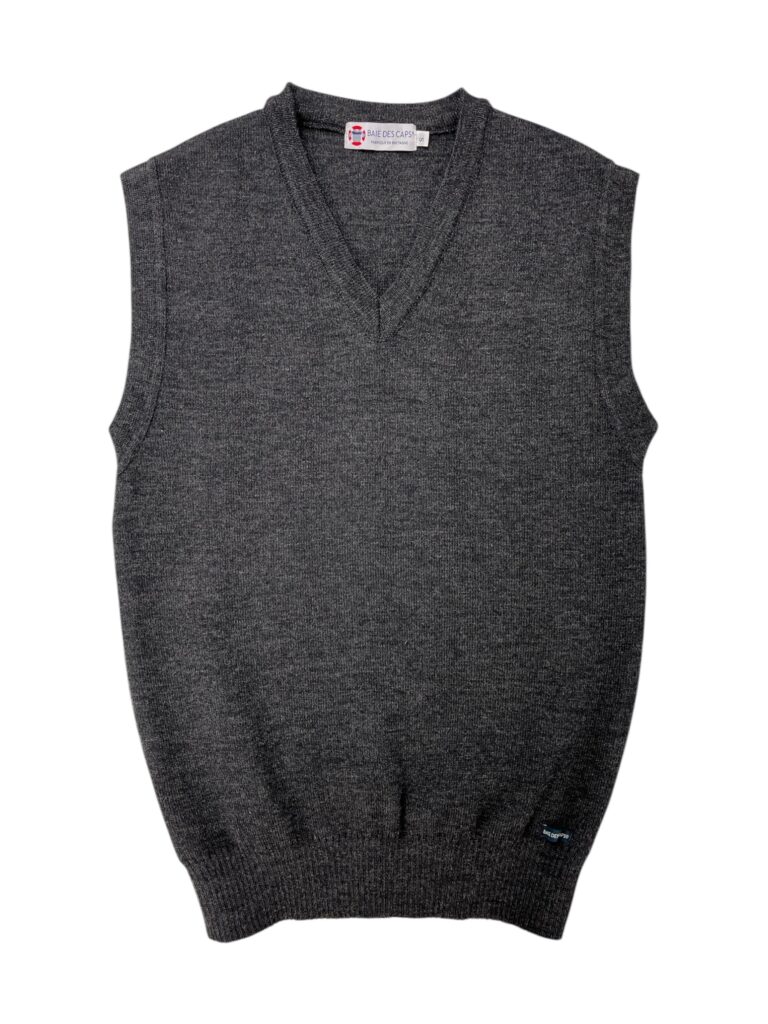 Baie des Caps - Pull sans manche homme "Bleiz" – Marron / L