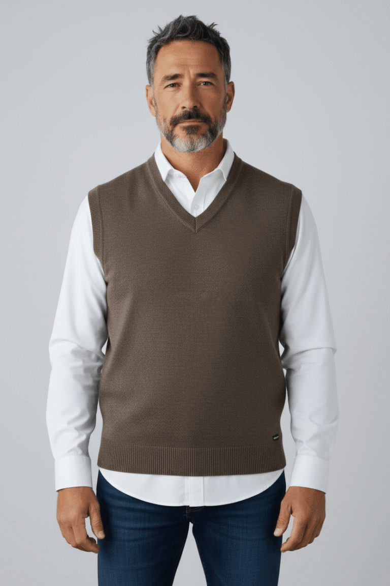 Baie des Caps - Pull sans manche homme "Bleiz" – Anthracite / S