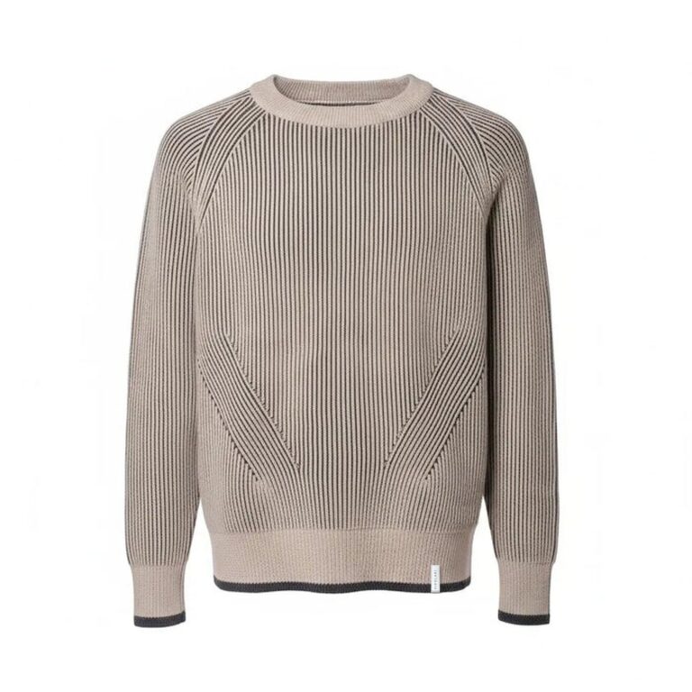 PIPOLAKI - Pull UBAC - Homme – Noir/Beige / XL