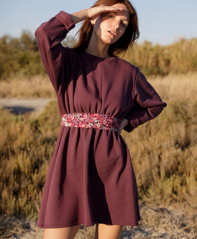 robe french terry coton biologique label gots fabriquee en france 659x800 1 April & C. - Robe Pull Carmel – s-m