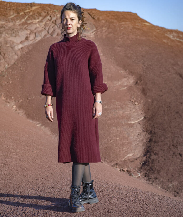 Ardelaine - Robe longue en laine - Lalande