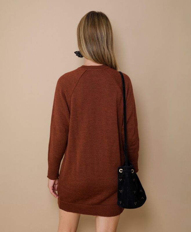 April & C. - Robe Pull Holly - Rouille – l-xl