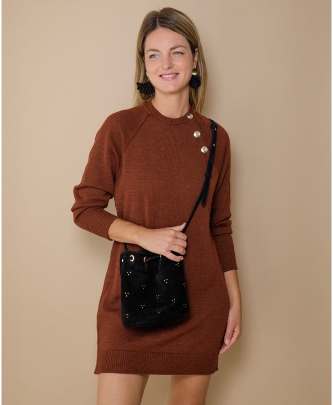 April & C. - Robe Pull Holly - Rouille – l-xl