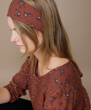 Ruban cheveux / ceinture – Châtaigne par la marque April et C April et C - Ruban cheveux / ceinture – Châtaigne