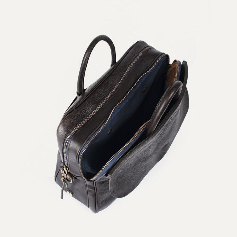 Bleu De Chauffe - Sac business Zeppo - Marron Brun