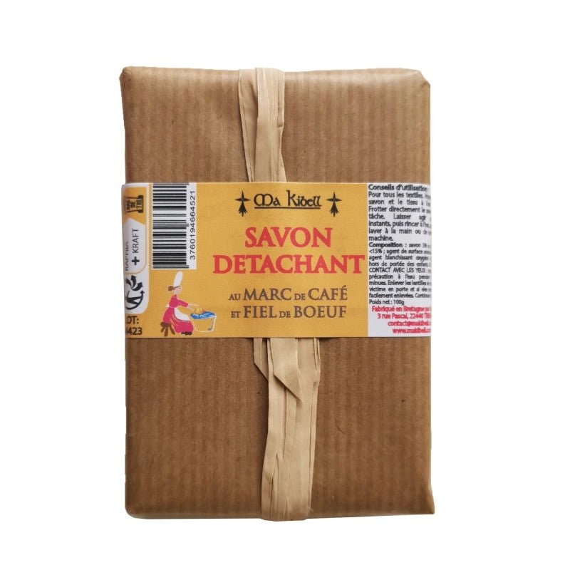 savon detachant au marc de cafe et fiel de boeuf 4504140 Ma Kibell - Savon détachant au marc de café et fiel de boeuf