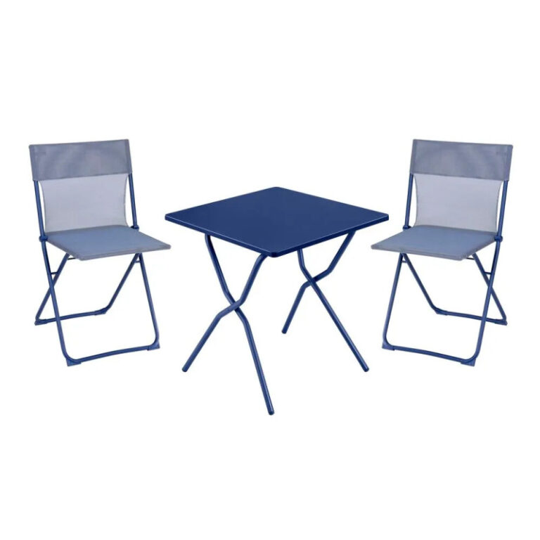 LAFUMA MOBILIER - Set table carrée et deux chaises LAFUMA MOBILIER Balcony - 6 coloris