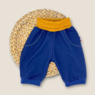 Short ou bermuda évolutif enfant Denim foncé par la marque Les Mômes des Dômes Les Mômes des Dômes - Short ou bermuda évolutif enfant Denim foncé