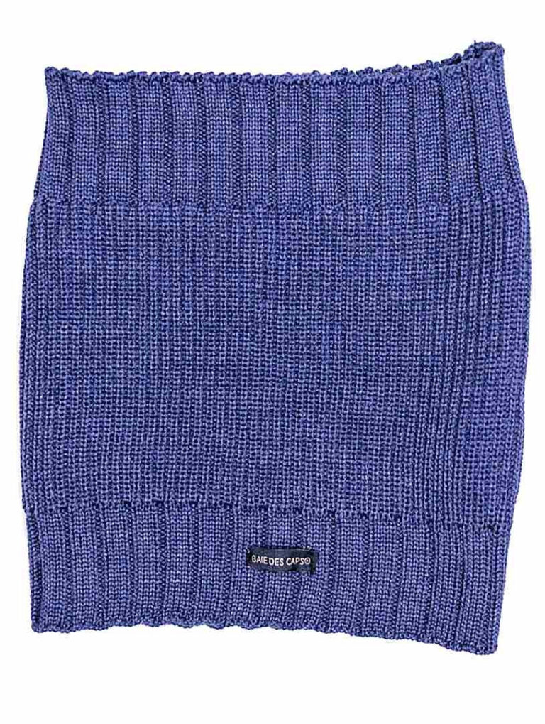 Baie des Caps - Snood en laine mélangée – Bleu Marine