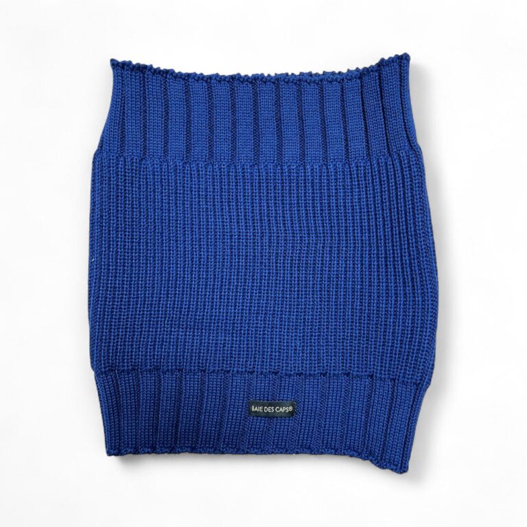Baie des Caps - Snood en laine mélangée – Bleu Marine