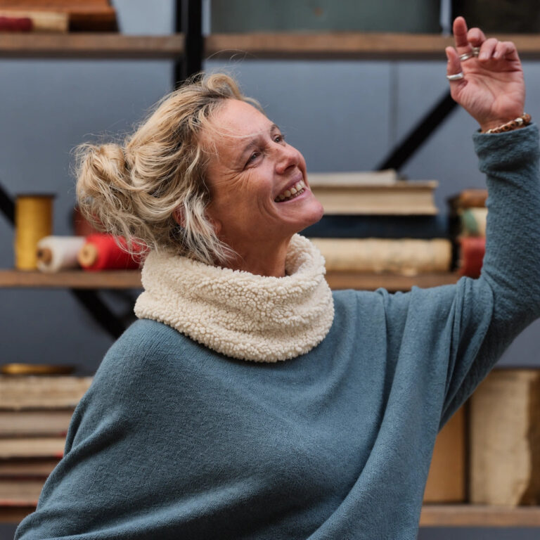 Meta SS25 - Le snood Douillet Nilo - Sherpa crème - hauteur 14cm – Taille unique